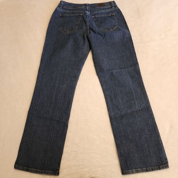Riders by Lee Womens Straight Leg Blue Jeans Size 14M - Picture 4 of 8